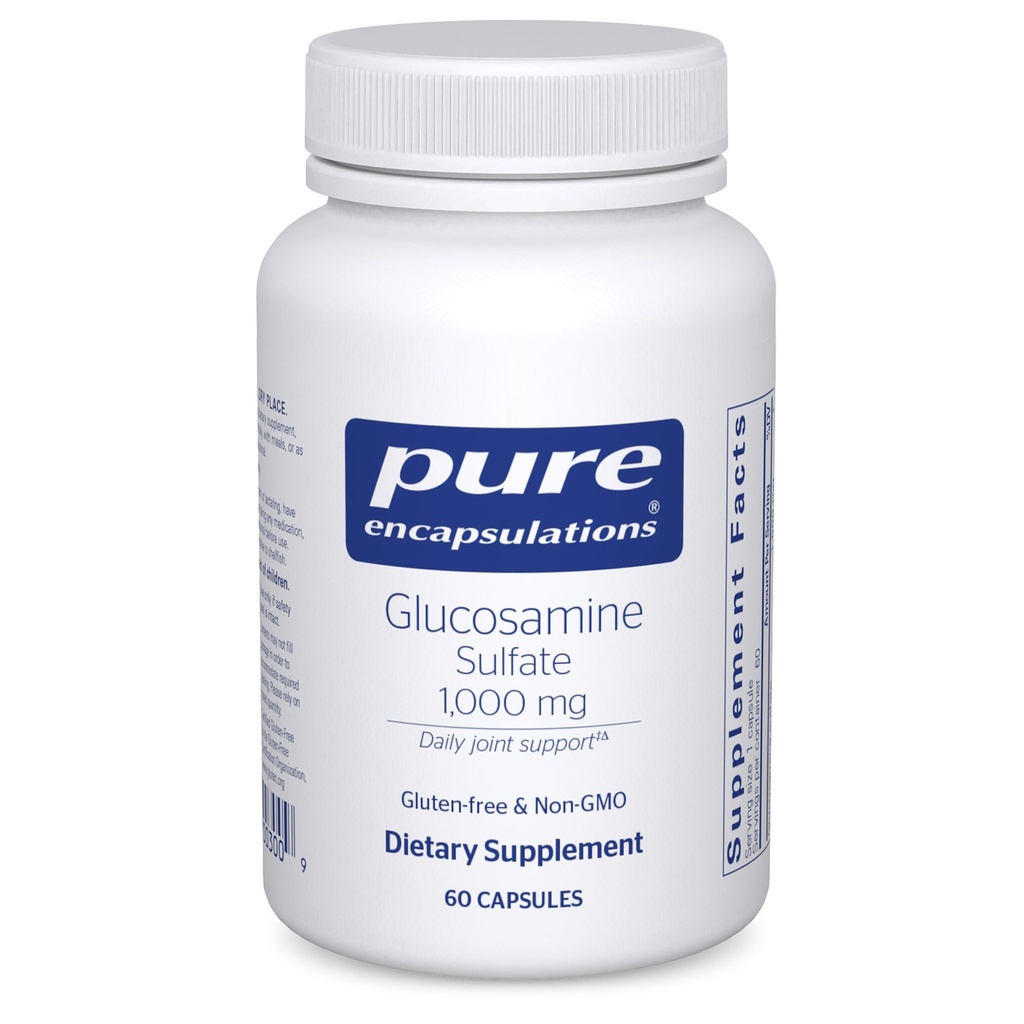 Reine Kapseln Glucosaminsulfat 1.000 mg | Beilage für Gelenkunterstützung und Mobilität, Knorpelgesundheit und Connective Tissue* | 60 Kapseln