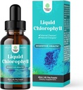 Vegane flüssige Chlorophyll Tropfen - Super konzentrierte Minze Flavored Chlorophyll Flüssigkeitstropfen - Interne Reinigung Verdauungsunterstützung Immune Gesundheit und Ganzkörper-Detox und saubere Unterstützung (60 Portionen)