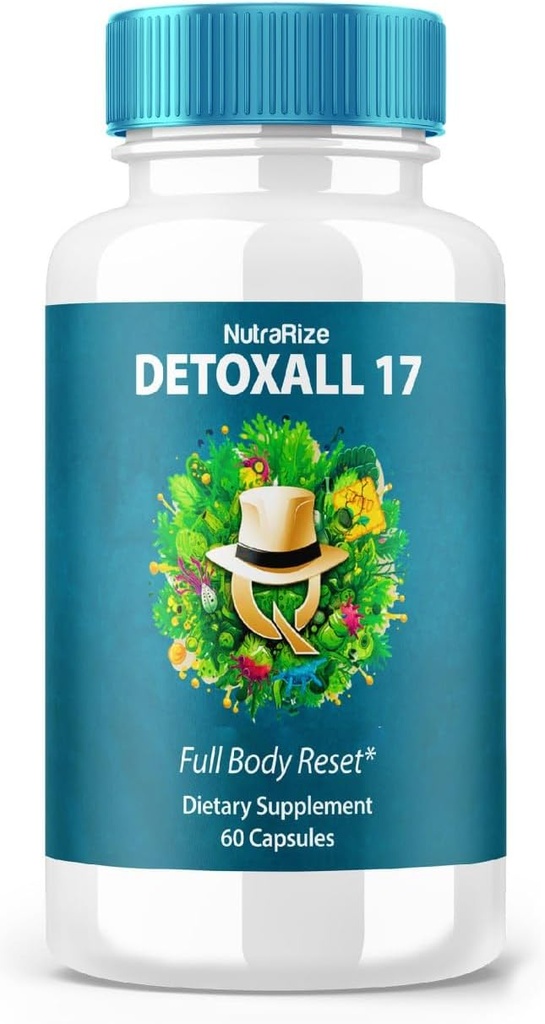 DetoxAll 17 - DetoxAll 17 Vollkörper-Reset, DetoxAll17 Nahrungsergänzung für Gesamtgesundheit und Wellness, Maximale Stärke All-Natur Pillen zu erhöhen Energie, Detox Alle 17 Bewertungen (60 Kapseln)