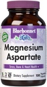 Bluebonnet Nutrition Magnézium Aspartate, Stress Relief *, Bone Health *, Heart Health *, Non-GMO, Vegan, Kosher Certified, Gluten- Free, Soy- Free, Dairy- Free, 100 növényi kapszula, 50 szervadék