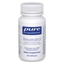 Pure Encapsulations Resveratrol - Cardiovascularis, Cellular Health & Memory Support * - 40 mg Trans- Resveratrol - Antioxidáns kiegészítés - Gluten Free & Non- GMO - 60 kapszula
