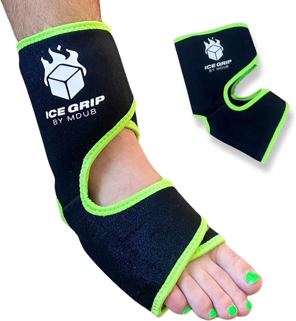 Fuß Knöchel heiß & kalte Eis Wrap Postchirurgie Kompression wiederverwendbares Gel Pack für Verletzung Flexibel für Entzündung, Postchirurgie, Knöchel, Fuß, Fußball, Basketball, Erholung Relief Therapie