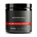 Toniiq Ultra High Purity Resveratrol Kapseln - 98% Trans-Resveratrol - Hoch gereinigt und Bioverfügbar - 60 Caps Reservatrol Ergänzung