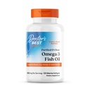 Doctor's Best Purified & Clear Omega 3 Fish Oil with Goldenomega 1000mg 120 Marine Softgels