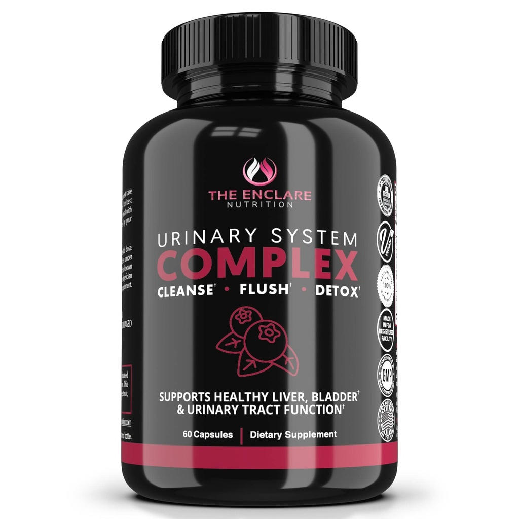 DIE ENCLARE NUTRITION D Mannose mit Cranberry Pills, Urinary Tract Health UTI Unterstützung, Nieren, Blase, Leberreiniger, Detox. D-mannose 1000mg Kapseln, Cranberry Juice Powder, Dandelion & Hibiscus