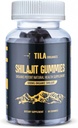 Tila Organic Himalayan Shilajit Resin Soft Gels - 60 Gummis, 600 mg- Natürliche Ergänzung für Männer und Frauen mit über 85 Trace Minerals, Fulvic Säure und Huminsäure Vegan Gluten kostenlos