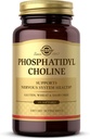 Solgar Fhosphatidylcholine, 100 Softgels - Promote Egészséges kognitív funkció - származó lecitin - Kolint tartalmaz neurotranszmitter Acetylcholine - Gluten Free, Tejmentes - 50 Servings