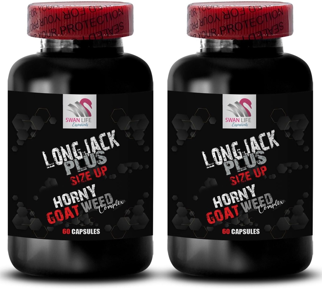 Größe und Länge erhöhen - LONGJACK SIZE UP (MALE ENHANCEMENT FORMULA) - Tongkat ali - Zangkat ali für Männer - Zangkat ali für Männer 400mg - Longjack Zangkat ali für Männer - Zangat ali - 2 Flaschen 120 Cap