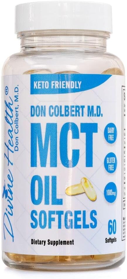 Dr. Colbert, MD MCT Oil Softskels, A124; által Keto Zone & Isteni Egészség