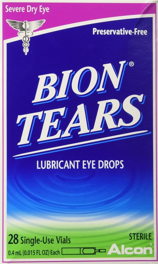 Alcon Bion Tears Single- Use Vials, 28 gróf