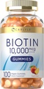 Carlyle Biotin 10000mcg Gummeameae 124; 100 GM