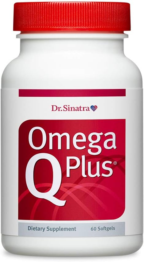 Dr. Sinatra Omega Q Plus- Omega3 és CoQ10 kiegészítés Szív-egészségügyi támogatás naponta 50 mg CoQ10 és biztosítja antioxidáns teljesítmény (60 softgels)