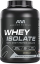 Amazing Muscle Whey Protein Isolate Promote 124; 25 Grams Protein Per Serving 124; 100% Whey Isolate Therapy 124; Zéró Zsírsavó 124; Made in USA (5 Lb, Vanilla)