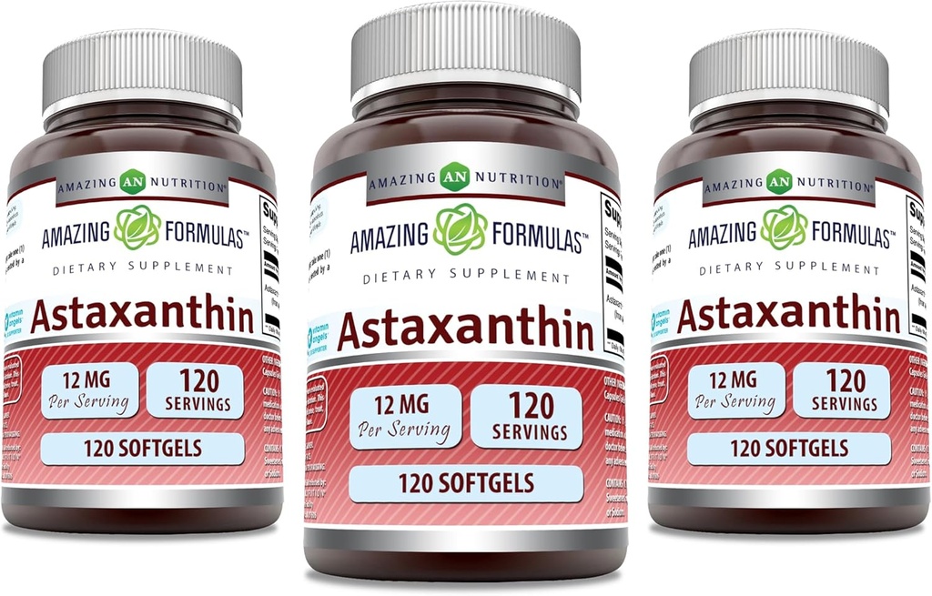 Amazing Formulas Astaxanthin 12mg Softgels Supplementary