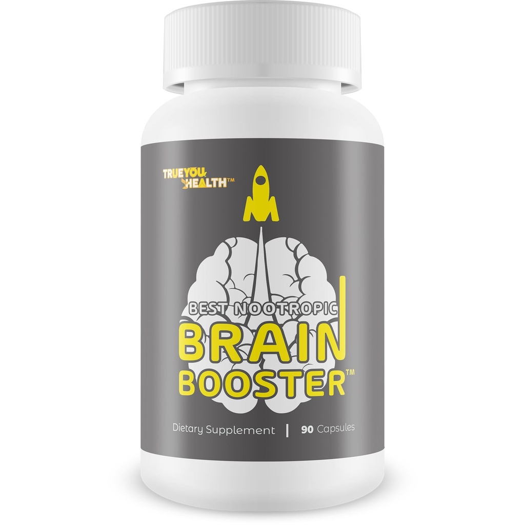Best Nootropic Brain Booster - for Memory, Focus, Concentration, Mental Clarity, & Energy - Support Improved Brain Function, Memory Recall, and Reduced Mental Fatigue - for Men & Women - with Ginkgo