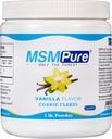 KALA EGÉSZSÉGÜGY Vanilla Ízesített durva MSM por Flakes - US- Made MSM a közös egészség, bőr megjelenés, és haj & körömtámogatás - 1 lb, szerves kén