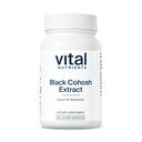 Vital Nährstoffe Black Cohosh Extract 250mg| Vegan Ergänzung für Frauen Menopause, Hormonal Balance und PMS Unterstützung* | Gluten, Dairy und Soy Free | Non-GMO | 60 Kapseln