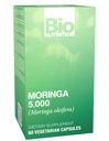 Bio Nutrition Moringa 5000mg 60 Vegetarische Kapseln | Complete Green Superfood | Nature's Multivitamin | Energy and Gut Health