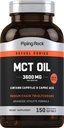 Piping Rock MCT Oil Softgel Capsicum 124; 3600mg