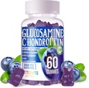 Glucosamine Chondroitin Gumies MSM & Elderberry Extra Strength - Közös támogatás, antioxidáns immun kiegészítő felnőttek, férfiak és nők számára. 60 Blueberry Gumies