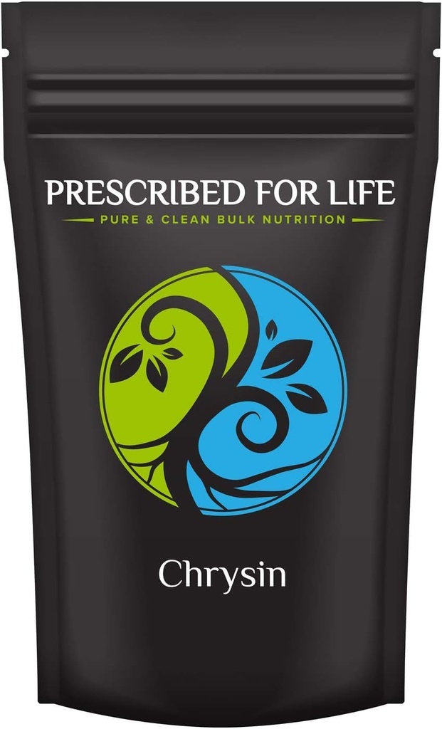 Verschrieben für Leben Chrysin Pulver, 98% hohe Reinheit Pulver, natürliche Flavonoid Ergänzungen, Vegan, Glutenfrei, Non GMO (4oz / 113g)