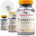 Capisette Water Retention Support - Reduziert Geschwollene Füße, Knöchel und Beine - Reduzieren Swelling & Fluid Retention von Edema. Inklusive: Kalium, Dandelion Root, & Mehr-Diätsergänzung (60 Kapseln)