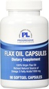 Progresszív Labs Flax Oil kapszula kiegészítés, 1000 mg, 90 gróf