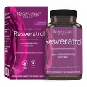 Reserve Schönheit, Resveratrol 250 mg, Antioxidans Ergänzung für Herz und zelluläre Gesundheit, Unterstützt gesundes Alter und Immunsystem, Paleo, Keto, 120 Kapseln