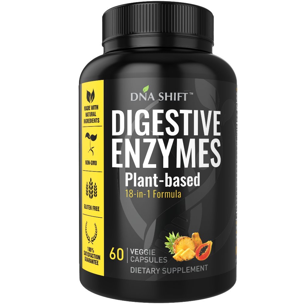 Verdauungsenzyme für Männer und Frauen - Enzyme Best für Gut Gesundheit & Verdauungs-Gesundheit - Ultra Digestive Enzyme können Verstopfung, Bloating & Gas - Mealtime Discomfort- Alle Diäten - 60 CT