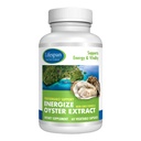 Energize Oyster Extract Supplement für Männer und Frauen - Zink, Taurine, Aminosäuren - Unterstützt Energie und Wellsness, Hergestellt in USA, 500 mg, 60 Gemüse Kapseln.