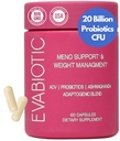 Vollständige Menopause Vitamine - Ashwaghanda, Probiotics, ACV für Gewichtsmanagement, Heiße Flashes, Nachtsüße, Bloat, Hormon Balance - Vegan 60 Caps Menopause Ergänzungen für Frauen Non-GMO