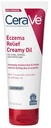 CeraVe Eczema Relief Creamy Body Oil, Eczema Calming Cream Mit kolloidalem Oatmeal & Safflower Oil Für trockene Haut & jucken Haut Relief, Steroid Free & Paraben Free, 8 Unze