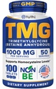 Tuthi TMG Supplement – 1000mg Trimethylglycine – Betaine Amino Acid for Cardiovascular Support and Healthy Homocysteine Levels – 100 Vegan Tablets – Gluten-Free, Non-GMO – Made in USA