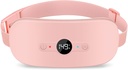 NOWWISH Heizkissen für Period Cramps Schmerzlinderung, Tragbare elektrische Akku Menstruations Heizkissen wiederaufladbar mit 6 Wärmestufen und 6 Massagemodi, Weihnachtsgeschenke für Frauen Teen Girls, Pink