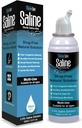 Saline Spray für Nase - Nasal Spray Saline Lösung für Neugeborene, Baby & Erwachsene, Salzwasserentlaster Mist für Stuffy Nose, Travel Friendly, Natural, 0.9% Saline - 100 ml (3.4 fl oz)