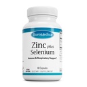 EuroMedica Zinc Plus Selen - Immun- & Respiratory Health Support Supplement - Mineralische Ergänzung mit Zink-Bisglycinat-Chelat - Formel mit Selen für zelluläre Gesundheitsunterstützung - 60 Kapseln