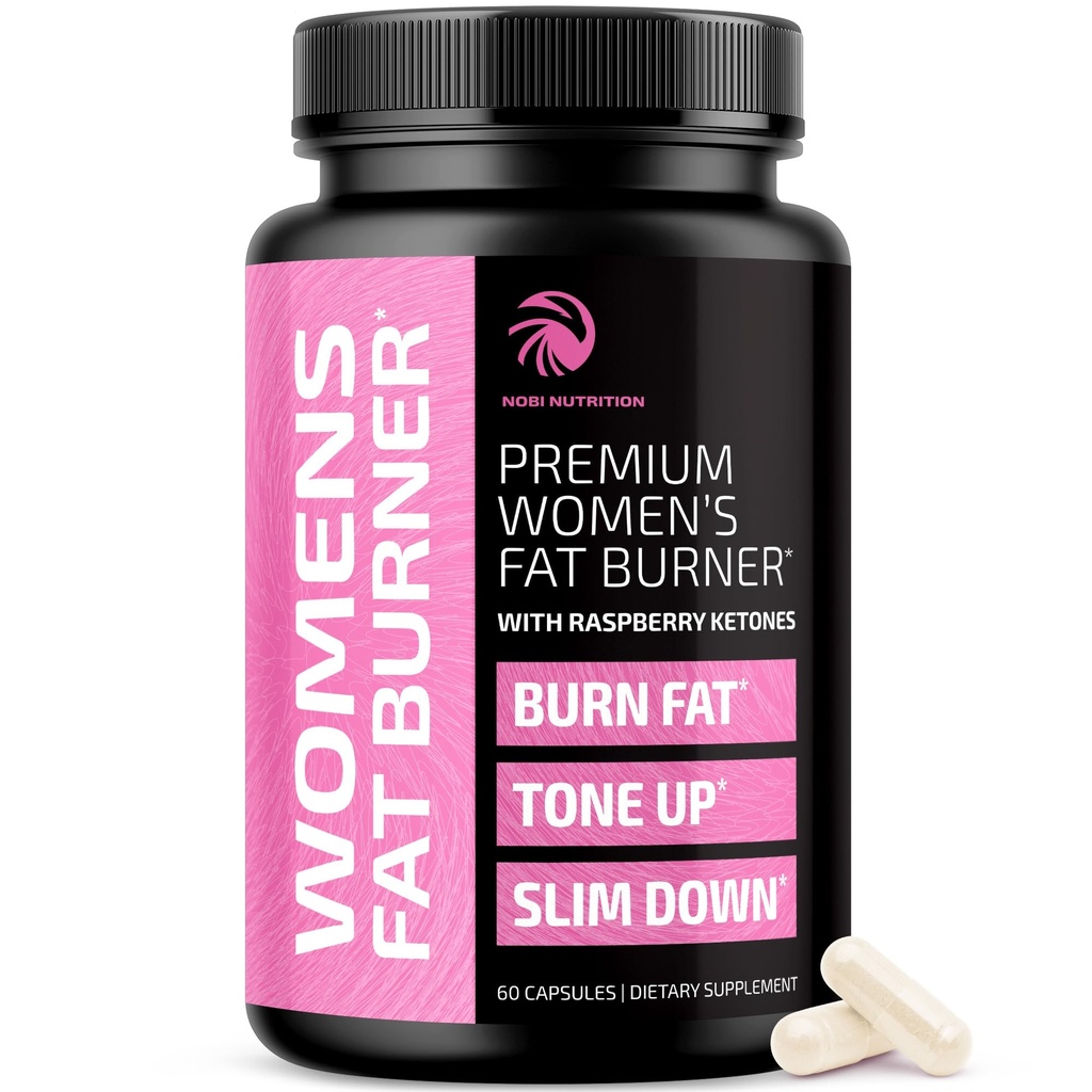 Gewichtsverlust Pillen für Frauen | Fat Burners für Frauen | Stoffwechsel Booster für Gewichtsverlust Ergänzung mit Himbeere Ketone | Appetit Suppressant, Stomach Fat Burner & Weightloss Diät Pillen | 60 Ct
