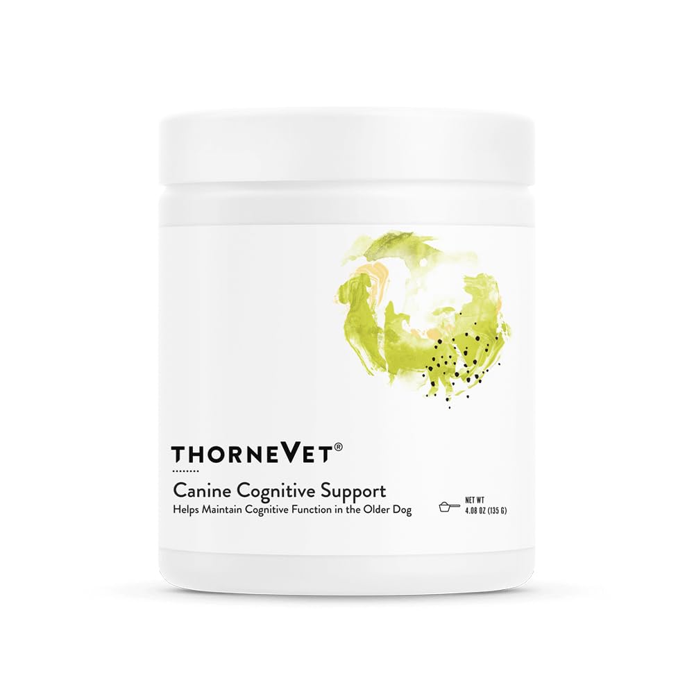 Canine Cognitive Support Powder for Dogs - Great Tasting Health Supplement with B Vitamins and Antioxidants to Support The Brain Health of Your Senior Dog - 90 Scoops