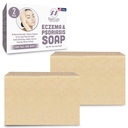 Eczema Seifenstange für Gesicht und Körper – Alle natürlichen Dermatitis, Psoriasis Lösung für trockene juckende Hautentlastung – Sanfte Entgiftung, Anti-Itch, Reinigung Hautpflege-Remedy – Eczema Seifenstange Made in USA