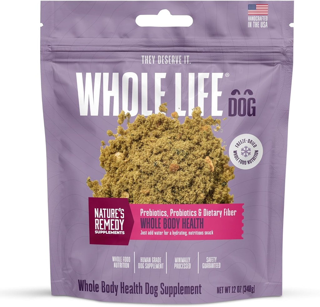 Ganzes Leben Hunde Ganzkörper-Gesundheits-Ergänzung für Hunde, Vitamine und Nahrungsergänzungsmittel für gesunde Haut, Immununterstützung, Probiotics & Hydration - Nahrungsergänzungsmittel für jeden Tag Wellness - 90 Servierungen