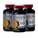 Vitamin b6 pantothenic Säure - Anti-Grau-Haar-Lösung - Graues Haar Reversal für Männer und Frauen, Haarergänzung für Frauen, natürliches Haar Farbe, Biotin-Ergänzung für Haare, Säge Pametto, 3 Bot 180 Caps