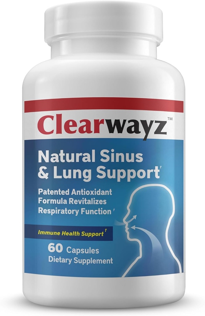 Physician Therapeutics CLEARWAYZ Allergien, Saisonale Allergie und Asthma-Unterstützung, Sinus, Lung und Immune Gesundheit, Nasal Health, Verbesserung der Atemwege, Bronchial Wellness