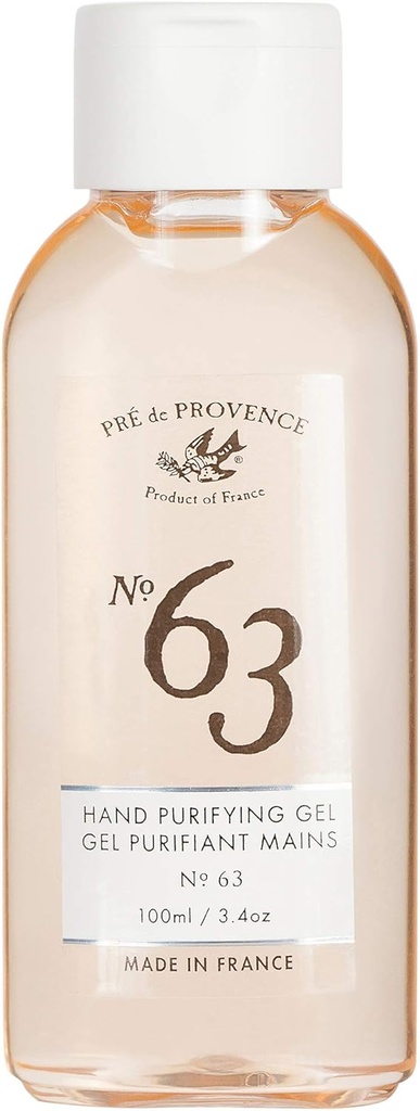 Pre de Provence Advanced Cool Based Hand Sanitizer Gel Moisturizes & Softens Hands, 3.4 Fluid Ounces, No. 63