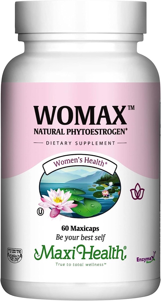 Menopause Ergänzungen für Frauen Hot Flashes & Nacht Sweats - Hormon Balance, Menopause Relief für Frauen & Perimenopause Unterstützung - mit Black Cohosh, DIM & Red Clover - Womax - 60 Ct