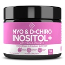 Optify Myo-Inositol & D-Chiro Inositol Ergänzungspulver für Frauen – 40:1 Ratio Plus Folat und Vitamin D – Unterstützt gesunde Hormongleichgewicht, Regelmäßige Zyklen, & Ovarian Gesundheit – 30-tägige Versorgung