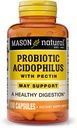 Mason Natural Acidophilus Pectin kapszula, Emésztési támogatás - 100 E