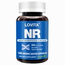 Lovita NR (Nicotinamid Riboside) 840 mg, NAD Ergänzung mit Trans-Resveratrol und Betaine, fördern NAD Plus Levels, Gesunde Alterung, 100 Vegan Enteric-Coated Capsules