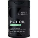 Sports Research Keto MCT Oil Pills from Cobashial Oil, 124; Keto Fuel for The Brain & Body - Non-GMO Verified, Soy & Gluten Free Liquid Softgels (240 Count)