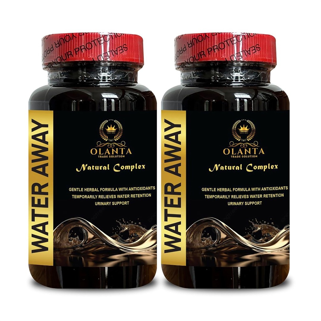 Wasser-Away-Ergänzung - Urinäre Gesundheit, Wasserretention, natürliches Diuretikum, Wasser-Away auszutreiben, besser und leichter fühlen, Bloating Relief - 2 Flasche 120 Kapseln