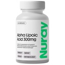 Nuray Alpha Lipoic Acid 300mg - Nerve Support, Antioxidant, Energy, Nerve Repair, Metabolism Support - 60 Day, Vegetarian Capsules, Gluten-Free Dietary Supplement